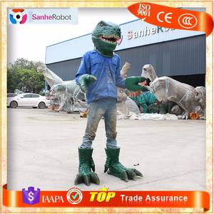 Marionnettes de <span class=keywords><strong>dinosaure</strong></span> réaliste grandeur nature <span class=keywords><strong>Jurassic</strong></span> <span class=keywords><strong>World</strong></span> Velociraptor pour défilés et interactions en vente - Product Image 6