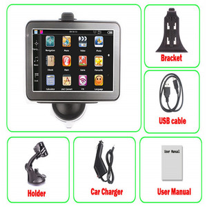 2016 date livraison carte smart 5 pouce windows ce <span class=keywords><strong>meilleur</strong></span> gps navigation avec TMC - Product Image 5