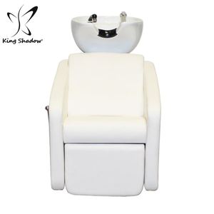 Weiße Shampoo-Schalen Backwash Shampoo-Einheiten liegend Shampoo-Stuhl - Product Image 2