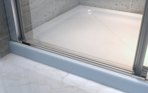 BL-046C Pintu Kamar Mandi Geser Kaca Modern 8mm Tanpa Bingkai dengan Tampilan Persegi & Bentuk Lengkung untuk Kamar Mandi & Hotel - Product Image 5