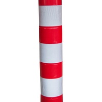 Poteau de signalisation routière flexible en PU de 75 cm, réflecteur de délimitation routière