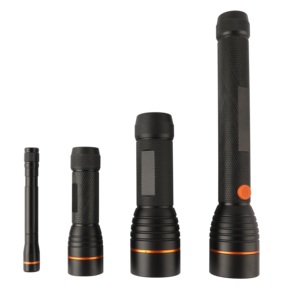 大功率铝可变焦手电筒多尺寸干电池手电筒，具有聚焦变焦功能 - Product Image 3