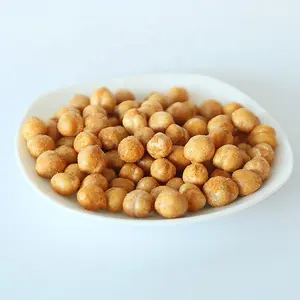 Venta al por mayor no fritos tostado sabor picante lata de garbanzos precio barato a granel