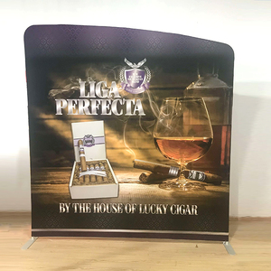 Droites et courbes 10ft tissu de tension banner stand affichage photo paroi arrière oreiller cas <span class=keywords><strong>toile</strong></span> de fond - Product Image 4