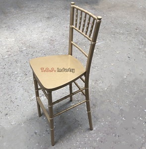 Tabourets <span class=keywords><strong>de</strong></span> <span class=keywords><strong>bar</strong></span> Chiavari en bois massif <span class=keywords><strong>blanc</strong></span> - Product Image 3