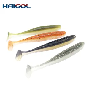 Stock Supply 5cm 6cm 7.5cm 9cm 11.5cm Mini Shad Freshwater Soft Lure with Salt for Crappie Panfish Bass Jig Head Rig Swimbait