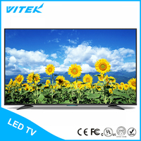 4 K Android Chine TV, 43 50 55 65 40 pouces Noir Boîte D'emballage Enceintes Directe LCD LED TV, marché de l'europe DVB-C Récepteurs-tv IC