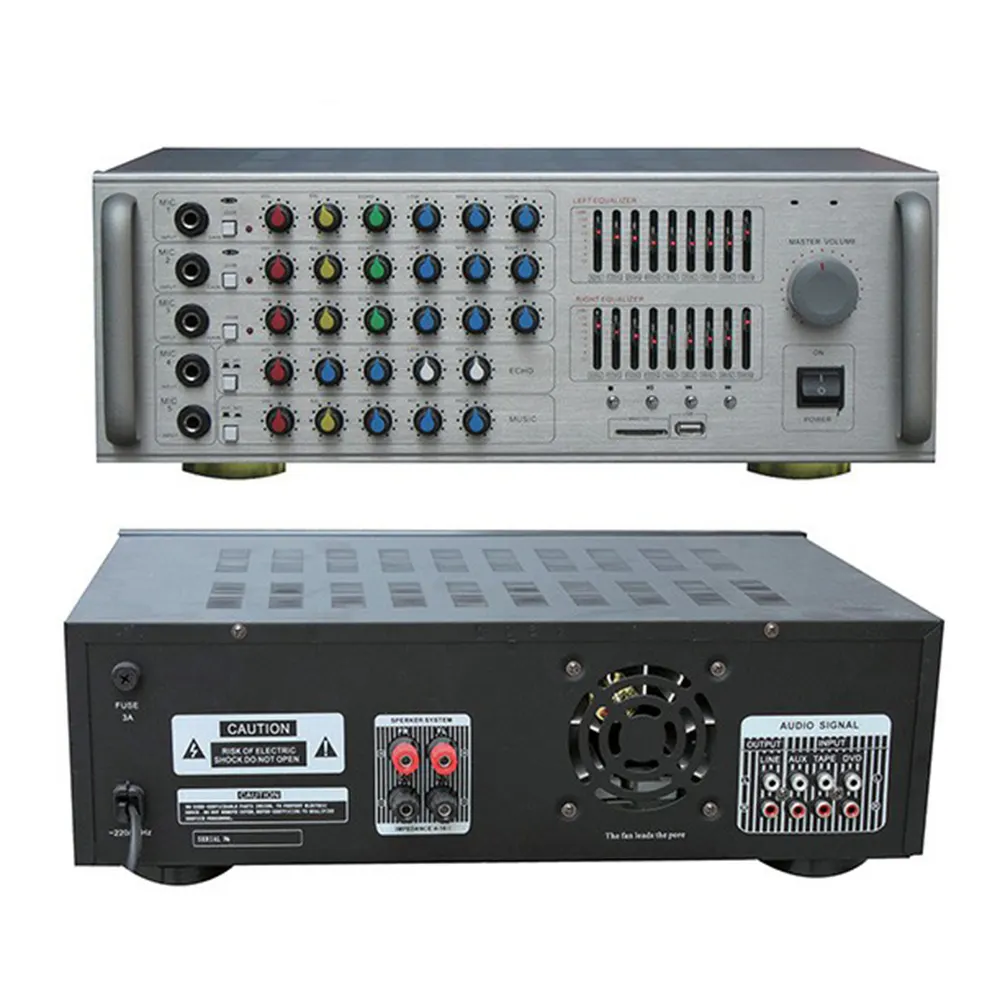 KTVA-420C Audio Pro Akurasi Amplifier Amplifier Audio Mixer Karaoke Kualitas Tinggi dan Terbaik