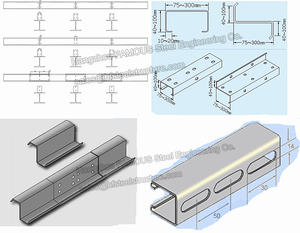 Galvanisé Z ou Canal C En Acier Purlin Girts COMME/NZS Australie Europe ROYAUME-UNI Amérique Série Standard - Product Image 4
