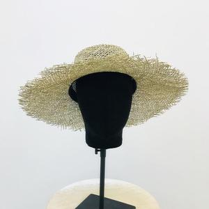Sombrero de Paja Marroquí Personalizado, Sombrero de Paja de Ala Ancha de Moda - Product Image 4