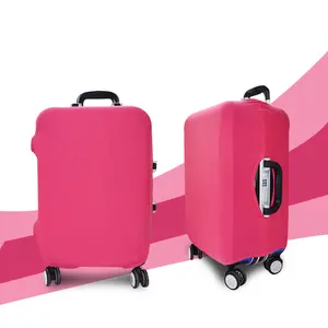 Hot-verkauf Kundenspezifische Einfarbig Super Elastizität Spandex Abdeckung Koffer Kunststoff Gepäckabdeckung Spandex Gepäckraumabdeckung
