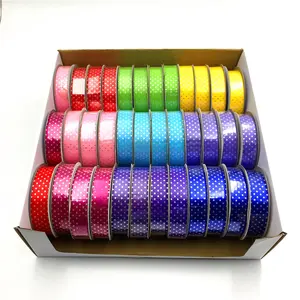Rollo de cinta rizadora de plástico, impresión China, 2,8 CM x 50M, 5mm, polipropileno, PP, regalo de Navidad