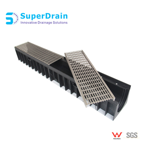 Решетка из нержавеющей стали HDPE, линейный дренажный пол, кухонный дренажный канал - Product Image 3