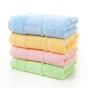 Giá rẻ Sang Trọng Mềm Hữu Cơ Mặt Khăn 100% cotton