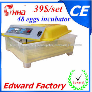 Incubateur / pépinière entièrement automatique automatique pas cher pour 48 volailles eggs/132 oeufs de caille, marqué CE incuba - Product Image 1