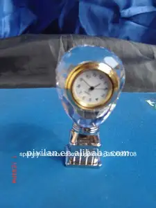 Perfecta de cristal de cuarzo reloj, de cristal de regalo, reloj de cristal