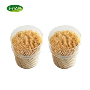 eco friendly toothpick wood and bamboo for your selection one point or double points