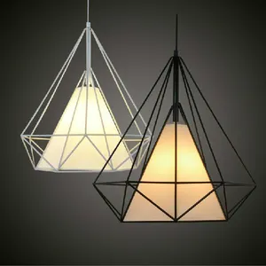 Retro Style Vintage Decke Pendel leuchte Bird Cage Shape Lampen schirm Pendel leuchte für die Küche
