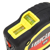 Niveau laser LV-07 Pro 3, ruban à mesurer de 7,5 m, équipement avec bulles de niveau bidirectionnelles et laser marche/arrêt, niveau laser