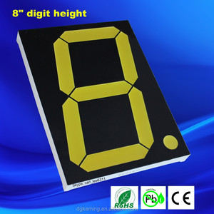 Epistar dẫn chip lớn duy nhất 1 chữ số 8 inch dẫn LED <span class=keywords><strong>7</strong></span> đoạn hiển thị 8" - Product Image 2