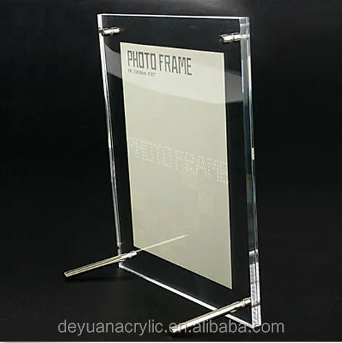 new design double sided acrylic picture frames/cheap acrylic picture frames wholesale