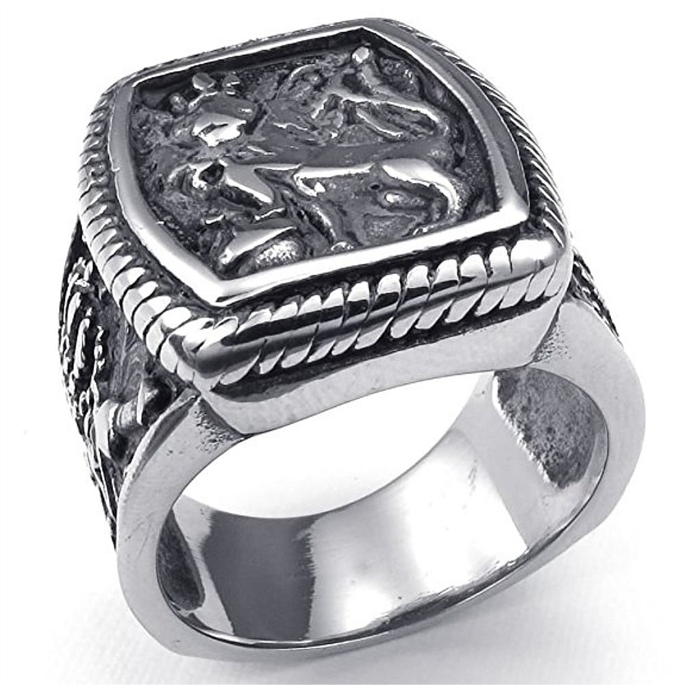 Wedding Bands Konov Jewelry Rings Custom Design Pewter Vintage