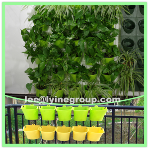 Jardinera de plastico maceta mejor para el hogar y el jardin Decoracion pared - Product Image 1