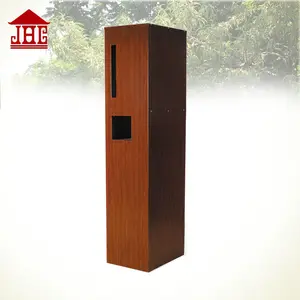 JHC702W de grano de madera de metal de acero carta cajas/libre postbox/independiente buzón