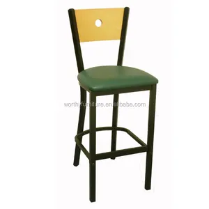 X149B Leisure laminated wood back steel dinning chair