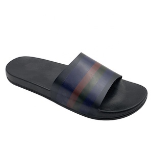 <span class=keywords><strong>Sandales</strong></span> de plage en PVC pour hommes, personnalisées, de haute qualité, noires, diapositives en <span class=keywords><strong>plastique</strong></span>, pantoufles EVA, été, - Product Image 1