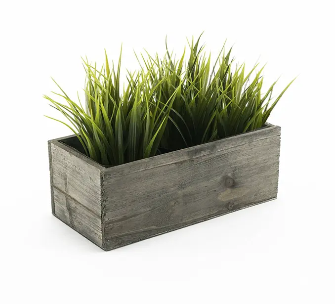 antique simple wooden box for planting homeware