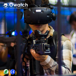 Máy Chơi <span class=keywords><strong>Game</strong></span> Thực Tế Ảo 4 Người Trong Nhà Bán Chạy Mới Nhất Lồng Sắt Mô Phỏng Bắn Súng VR - Product Image 4