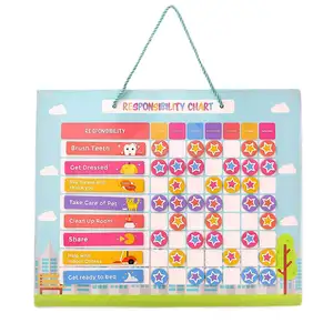 Gutes Verhalten Kids Chore Chart Dry Erase Magnetic Stars Belohnung verantwortung stabelle