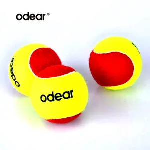 Commercio All'ingrosso di buona Qualità ITF Approvazione Del Logo Personalizzato Bambini in Scena 3 Rosso Palla Da <span class=keywords><strong>Tennis</strong></span> 75 millimetri - Product Image 1