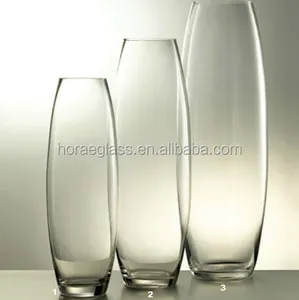 Großhandel 2018 heißer verkauf produkte die oval glas vase blume vase dekorative glas vase
