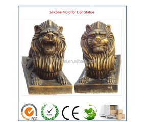 Nuevo diseño de gran tamaño León estatuas molde de silicona para decoración de jardín - Product Image 2