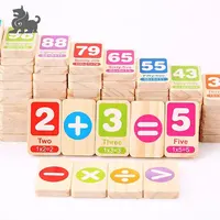 Lo Sviluppo Del Cervello del bambino del Gioco del Giocattolo di legno domino set di giochi Educativi di legno domino