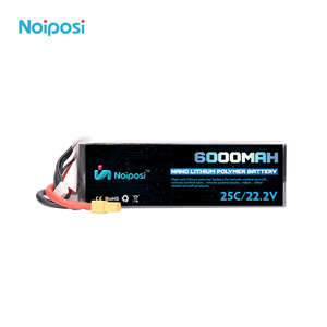 แบตเตอรี่ลิเธียม 22.2V 6000mAh 6 เซลล์ 25C 22.2v Lipo 6s สำหรับโดรนมัลติโรเตอร์ - Product Image 1
