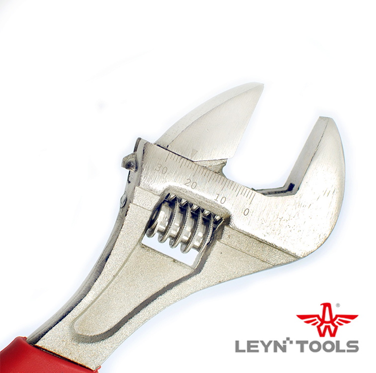 High adjustable Angle wrench magic spanner with double color handle