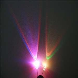 Lensa jernih air 5mm RGB berkedip Dip daya dioda Led CE ROHS disetujui - Product Image 3