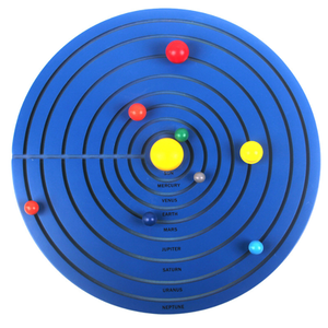 Câu Đố Giáo Dục Dạy Học Montessori Đồ Chơi Hệ Thống Năng Lượng Mặt Trời Bằng Gỗ - Product Image 2