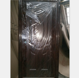 Puerta de Seguridad Exterior de Acero <span class=keywords><strong>con</strong></span> Rejilla de Ventilación de Hierro, Último Modelo Popular para el Hogar - Product Image 5