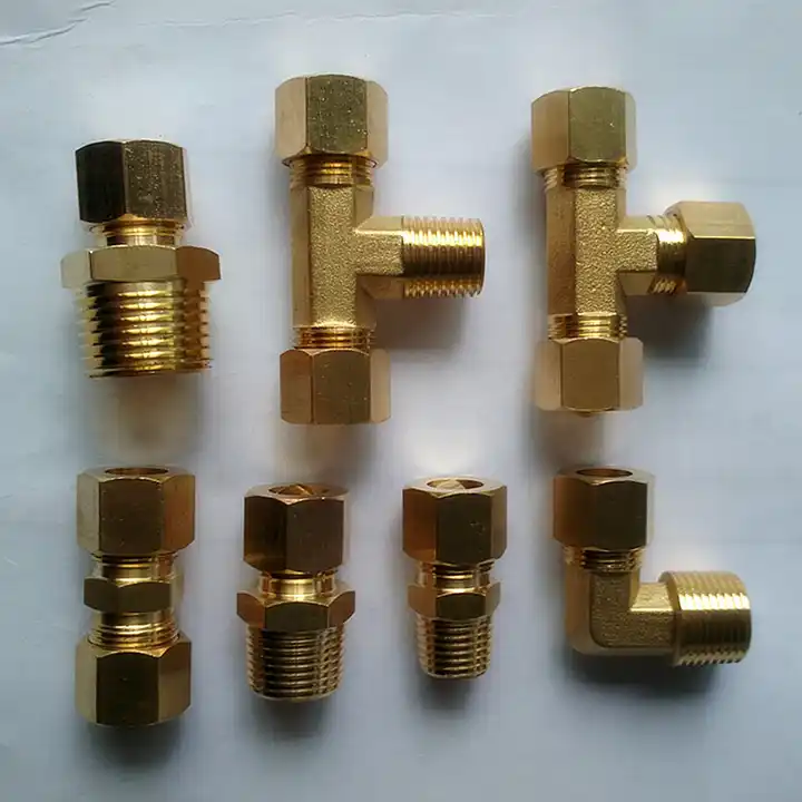 brass copper ferrule tube fitting 
