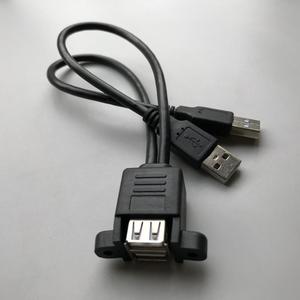 带锁的优质10厘米短d微型usb 2.0电缆 - Product Image 1
