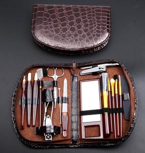 Coffret de luxe en métal plaqué or brillant <span class=keywords><strong>pour</strong></span> outils de soin des ongles, <span class=keywords><strong>manucure</strong></span> française et pédicure, idéal comme cadeau - Product Image 5