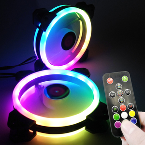 COOLMOON Sunshine RGB <strong>Fan</strong> 120mm 3fans 1controller Set <strong>Computer</strong> case Cooling <strong>Fan</strong> - Product Image 3