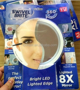 Comme vu sur TV 3X 5X 8X maquillage miroir avec des lumières <span class=keywords><strong>360</strong></span> pivotant brite miroir - Product Image 2