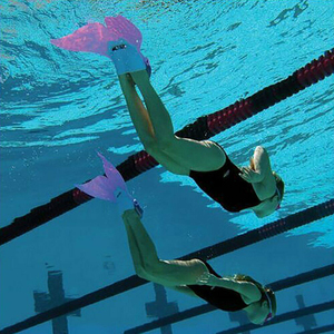 Offre Spéciale Filles Enfants <span class=keywords><strong>Sirène</strong></span> Rose Aileron <span class=keywords><strong>de</strong></span> Bain <span class=keywords><strong>Queue</strong></span> Monofin Nageoires Piscine Natation Cadeau - Product Image 2