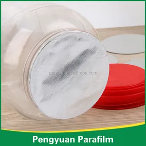 Aluminum foil induction cap sealing liner/wad/gasket/lid/cover for peanut butter plastic and glass