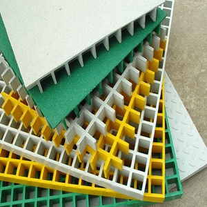 Rejilla GRP Rejilla FRP Rejilla de fibra de vidrio <span class=keywords><strong>Pasarela</strong></span> para pisos - Product Image 1